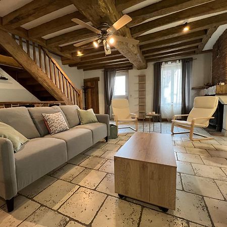 Rigolet Maison En Ville Avec Piscine Interieure Le Controis-en-Sologne Bagian luar foto