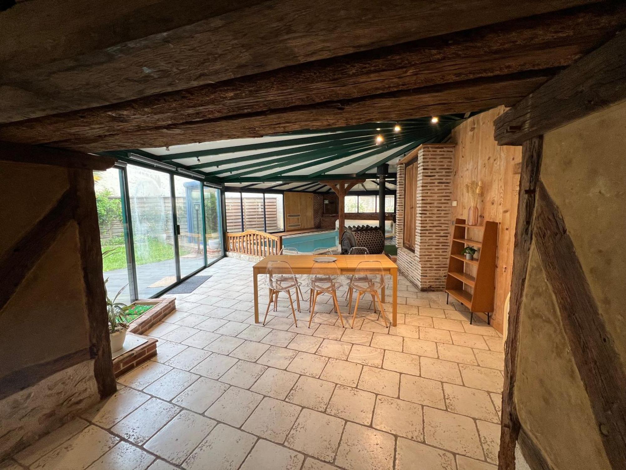Rigolet Maison En Ville Avec Piscine Interieure Le Controis-en-Sologne Bagian luar foto